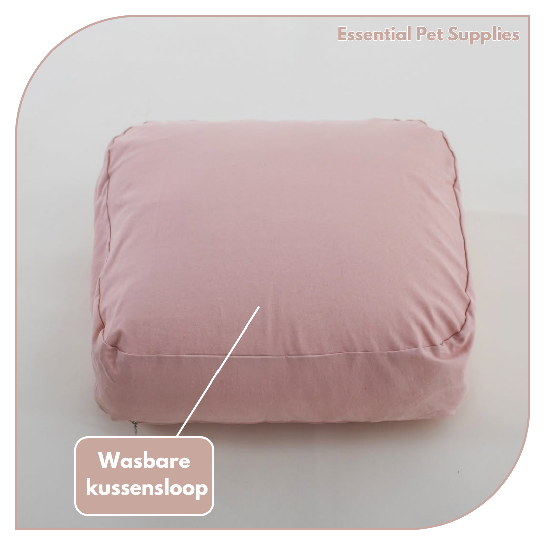 roze honden automand kussen