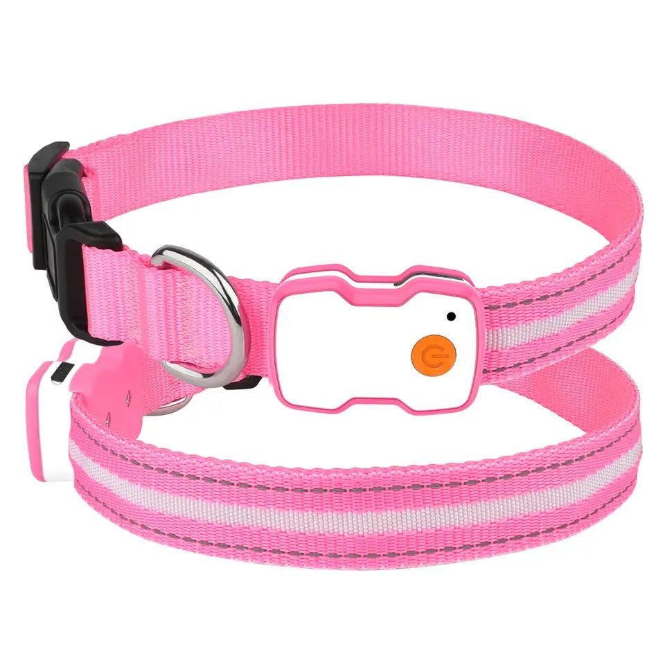 Roze halsband